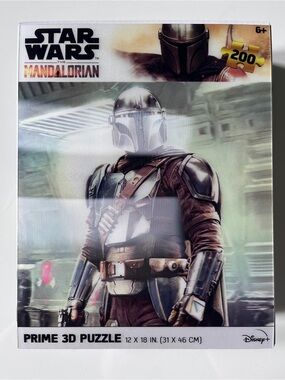 Star Wars The Mandalorian 3D Lenticular Puzzle - Brand New Sealed Condition